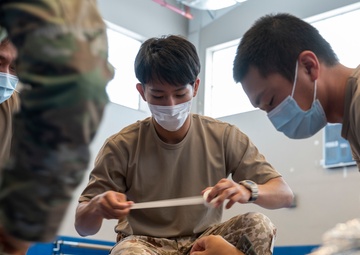 Japan-U.S. conduct first-ever combat care knowledge exchange in Djibouti