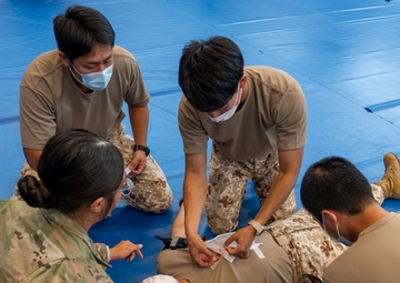 Japan-U.S. conduct first-ever combat care knowledge exchange in Djibouti