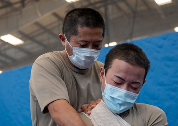 Japan-U.S. conduct first-ever combat care knowledge exchange in Djibouti