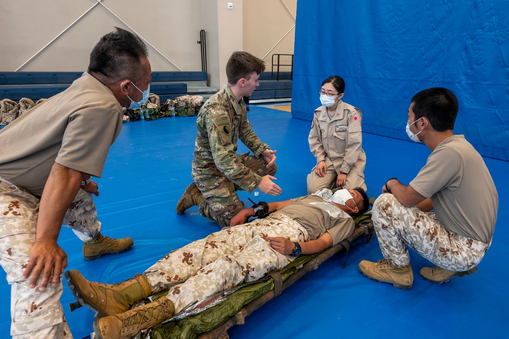 Japan-U.S. conduct first-ever combat care knowledge exchange in Djibouti