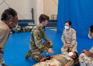 Japan-U.S. conduct first-ever combat care knowledge exchange in Djibouti