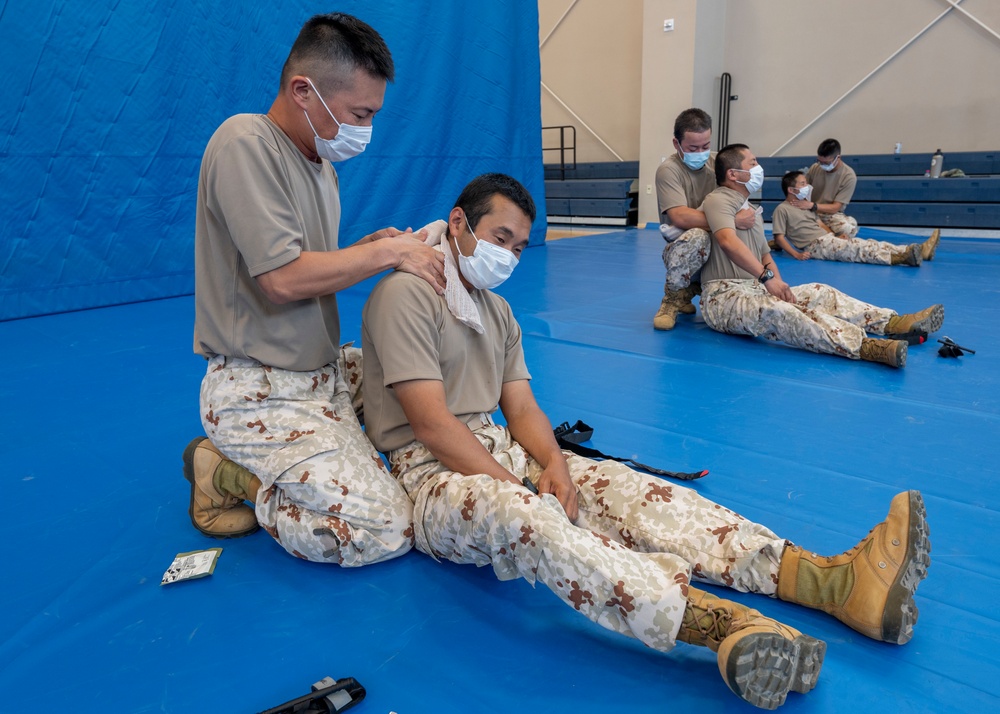 Japan-U.S. conduct first-ever combat care knowledge exchange in Djibouti