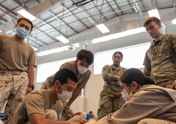 Japan-U.S. conduct first-ever combat care knowledge exchange in Djibouti