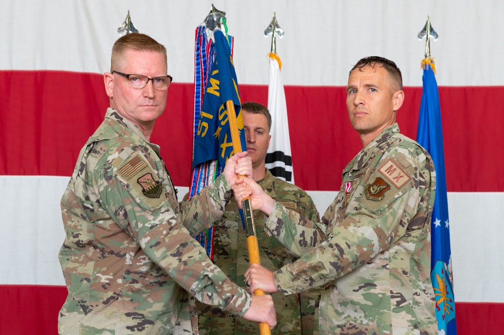 51st AMXS Deactivation Ceremony and 25th FGS Assumption of Command