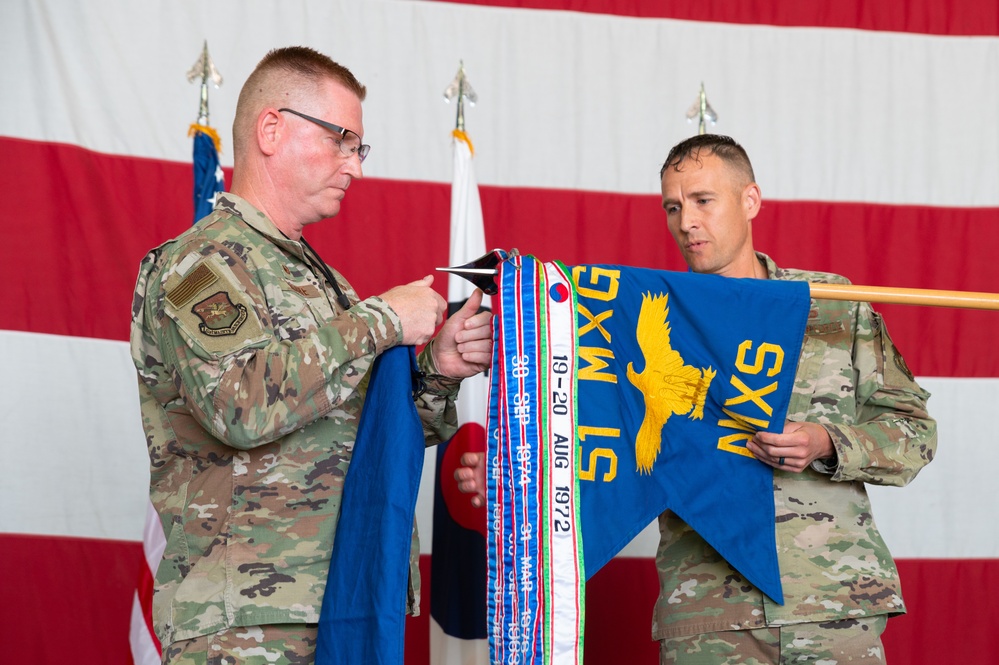 51st AMXS Deactivation Ceremony and 25th FGS Assumption of Command