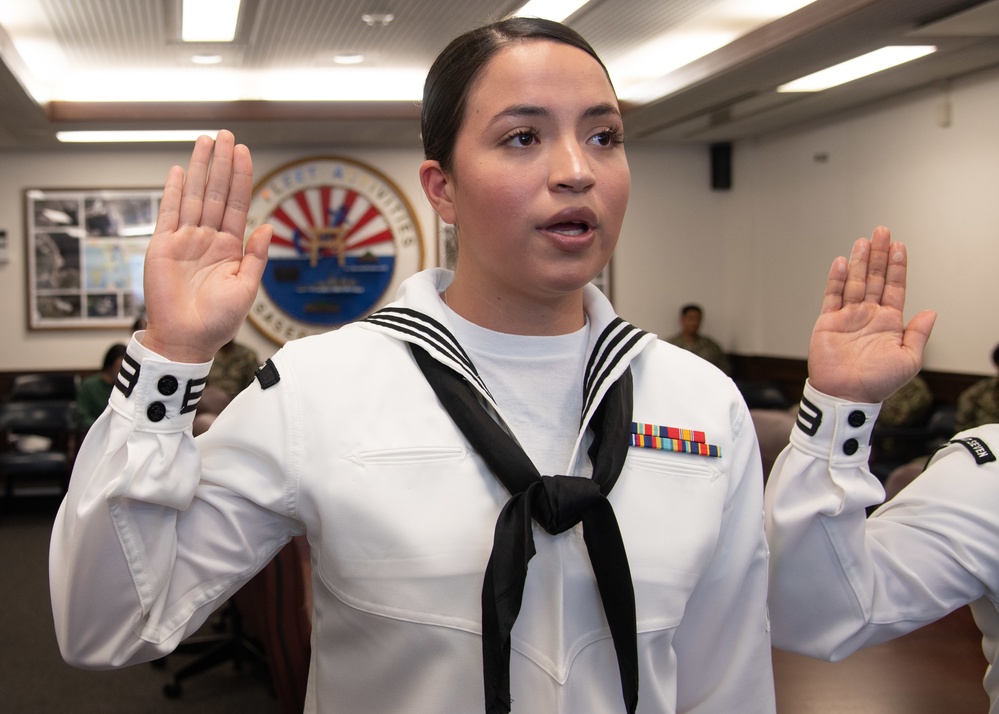 Naturalization Ceremony at CFAS