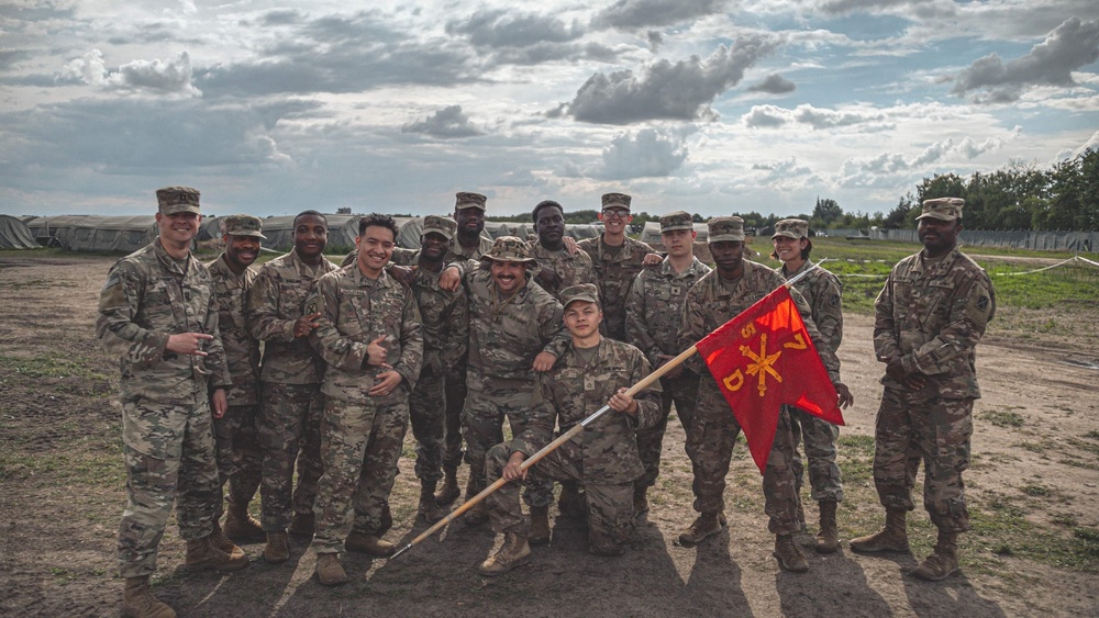 Delta Battery before the Norwegian Ruck March