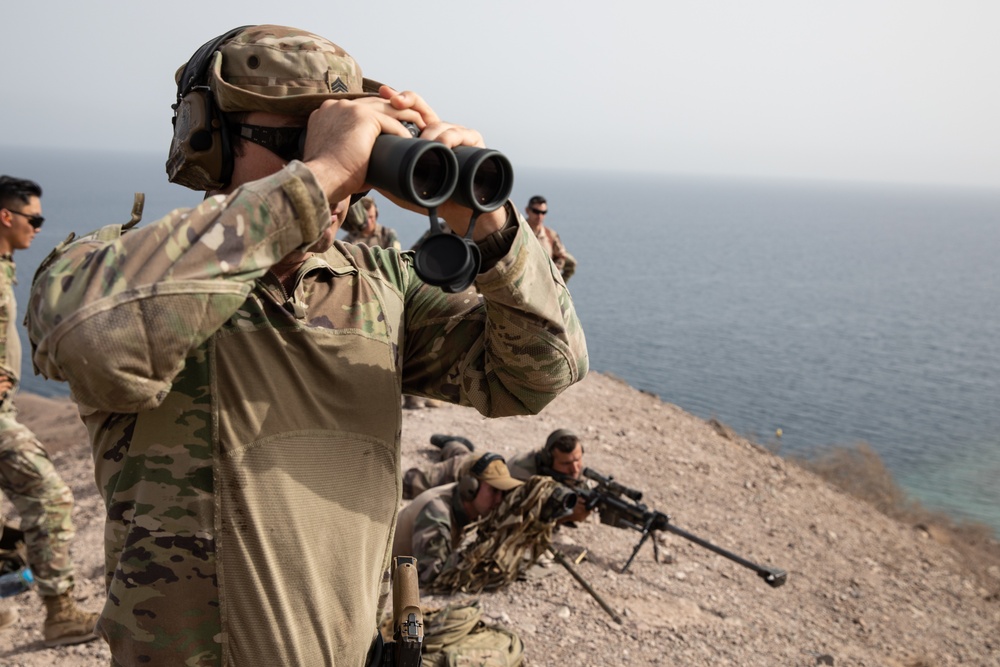 French, Italian, U.S. Forces conduct joint sniper range in Djibouti