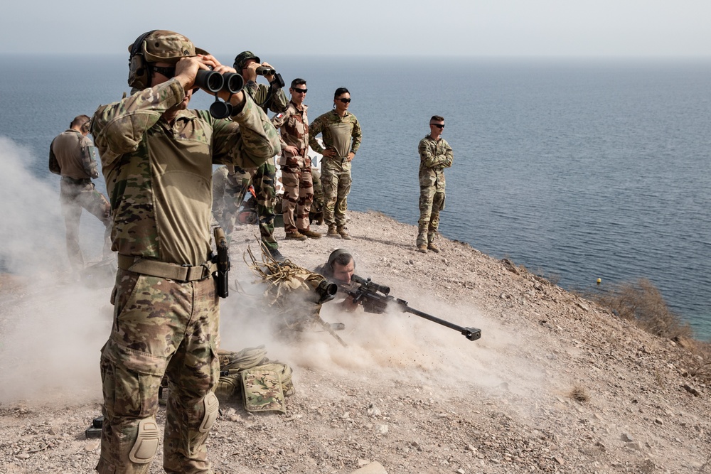 French, Italian, U.S. Forces conduct joint sniper range in Djibouti