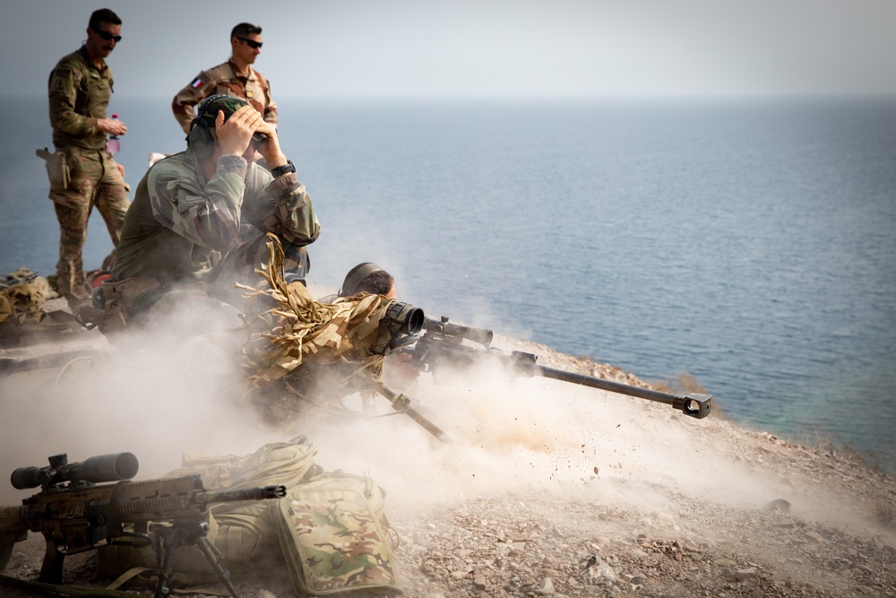 French, Italian, U.S. Forces conduct joint sniper range in Djibouti