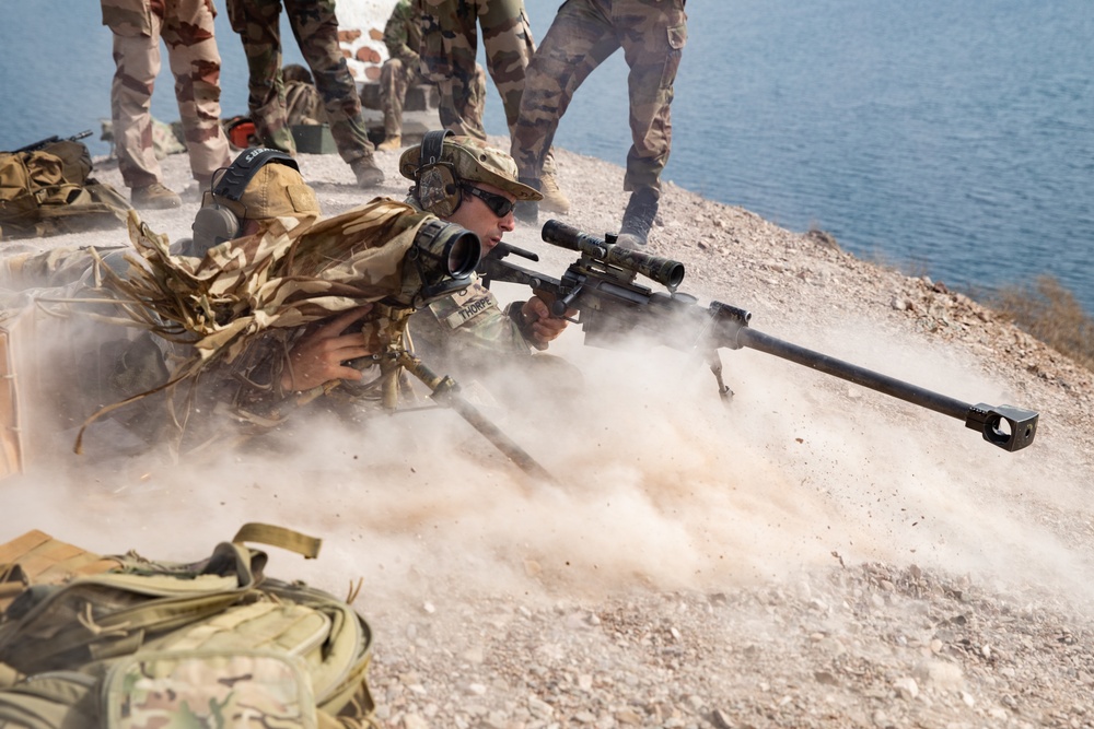 French, Italian, U.S. Forces conduct joint sniper range in Djibouti