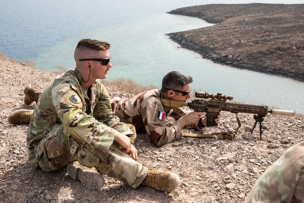 French, Italian, U.S. Forces conduct joint sniper range in Djibouti