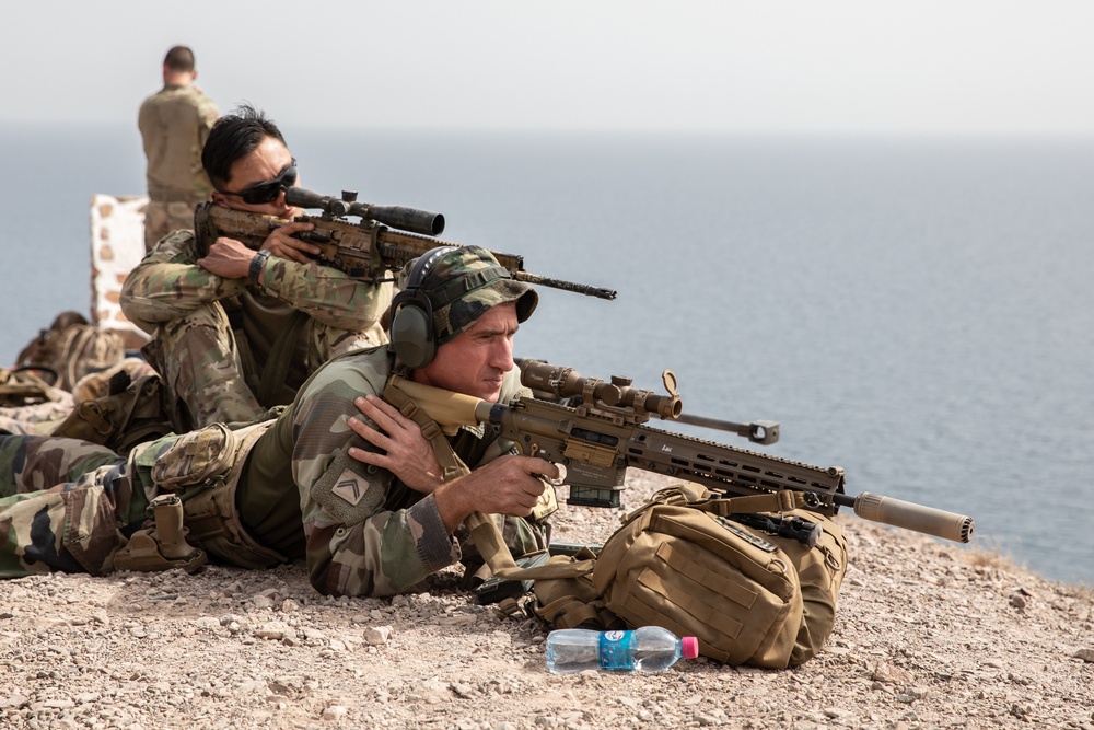 French, Italian, U.S. Forces conduct joint sniper range in Djibouti