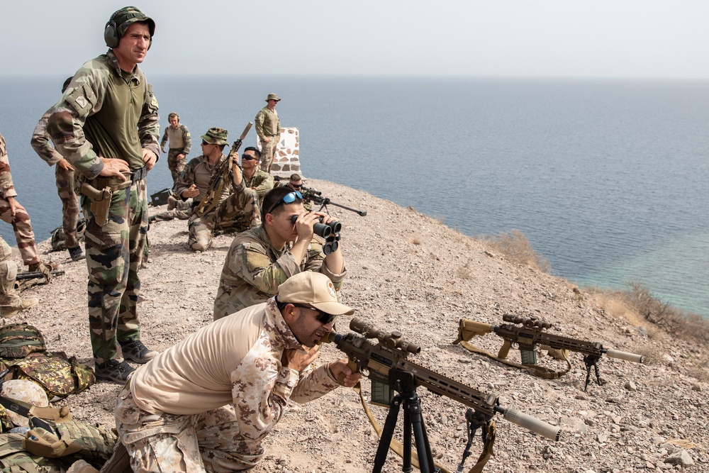 French, Italian, U.S. Forces conduct joint sniper range in Djibouti