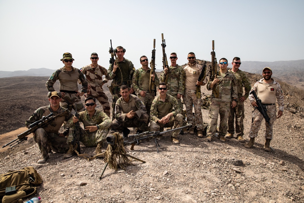 French, Italian, U.S. Forces conduct joint sniper range in Djibouti