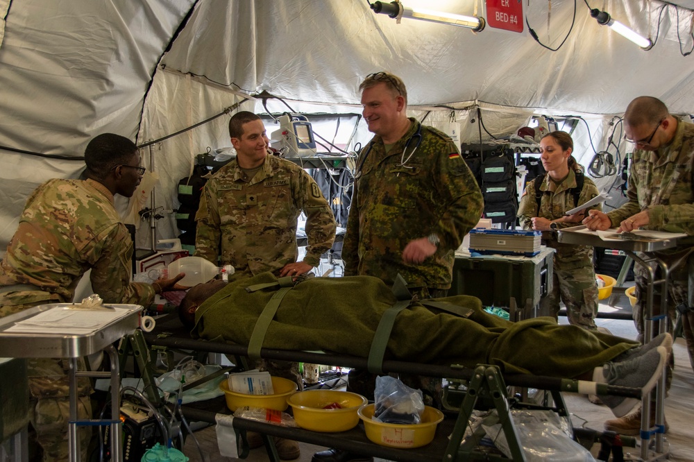 Defender Europe 22 - Medical Professionals in Baumholder