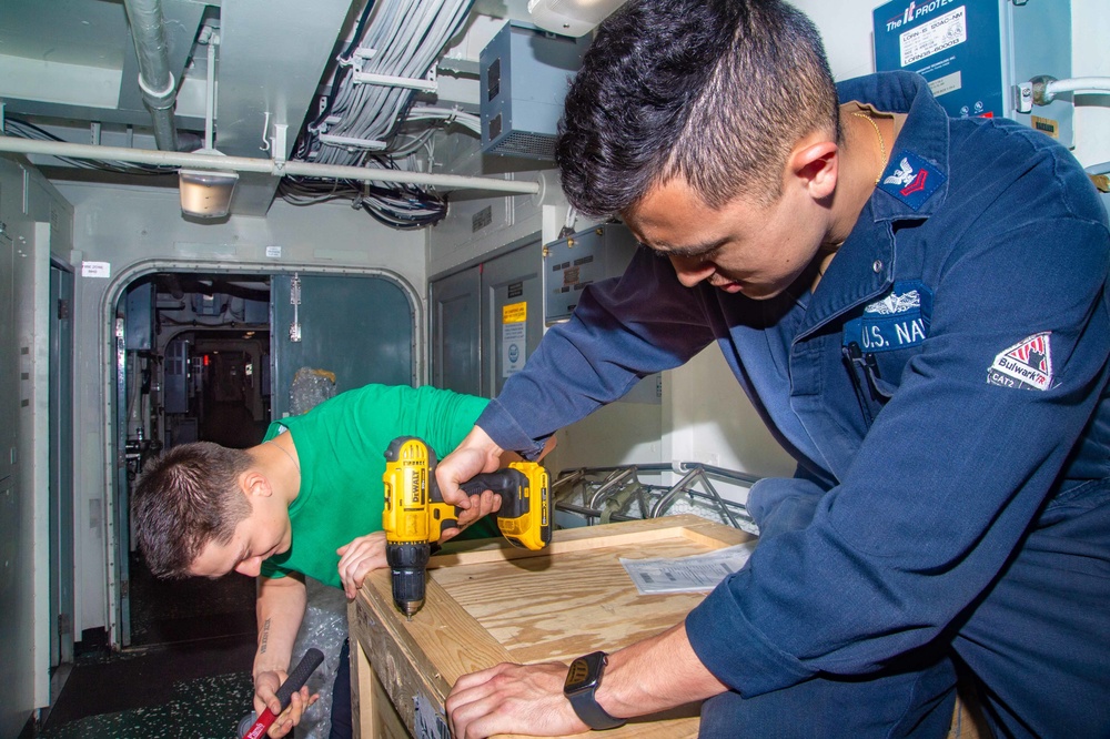 The Harry S. Truman Carrier Strike Group is on a scheduled deployment in the U.S. Naval Forces Europe area of operations, employed by U.S. Sixth Fleet to defend U.S., Allied and Partner interests.