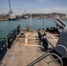 USS San Jacinto pulls into Barcellona Spain