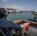 USS San Jacinto pulls into Barcellona Spain