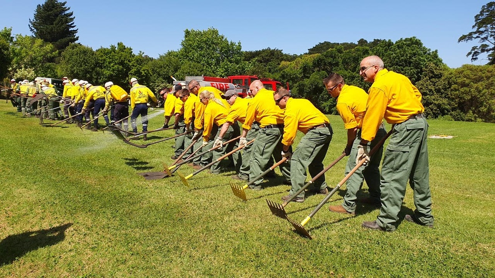 Twelve members of the 109th Airlift Wing’s fire department earned national certification in wild-land firefighting