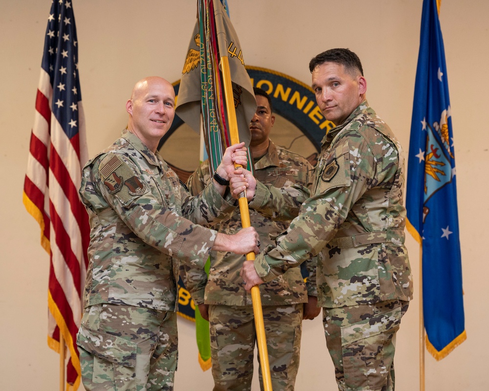 449th Air Expeditionary Group welcomes a new commander to Djibouti