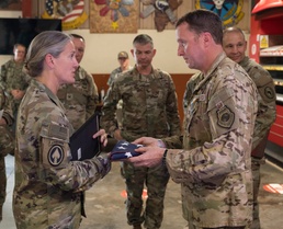 449th Air Expeditionary Group welcomes a new commander to Djibouti