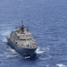 USS Billings Steams in the Caribbean Sea