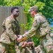 USMA Cadet Receives Coin During CST