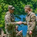 USMA Cadet Receives Coin During CST