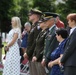 Distinguished guests and visitors at the Memorial Day ceremony at Fort Devens post cemetery