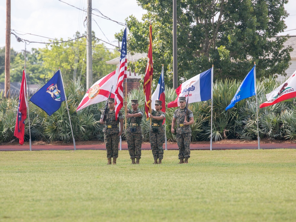 Marine Corps Support Facility New Orleans Change of Command Ceremony