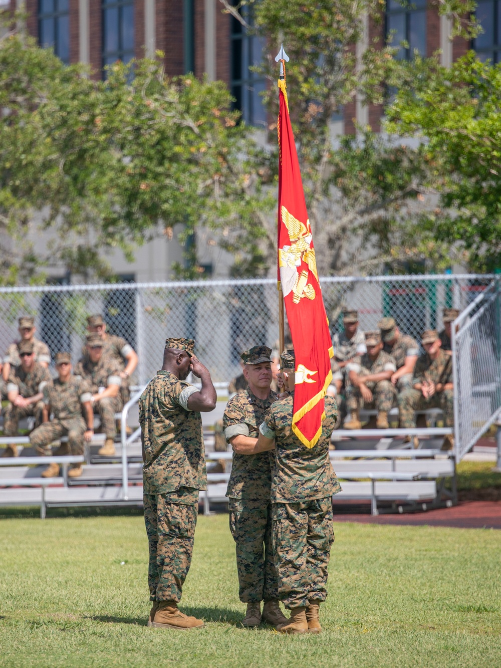 Marine Corps Support Facility New Orleans Change of Command Ceremony