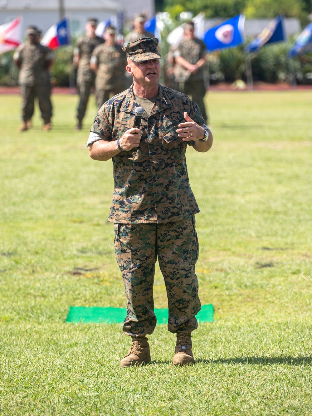 Marine Corps Support Facility New Orleans Change of Command Ceremony