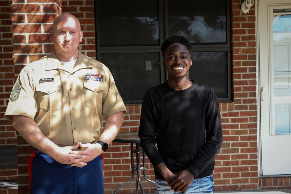 Ty'kuan Smith Begins his Journey to Become a Marine Officer