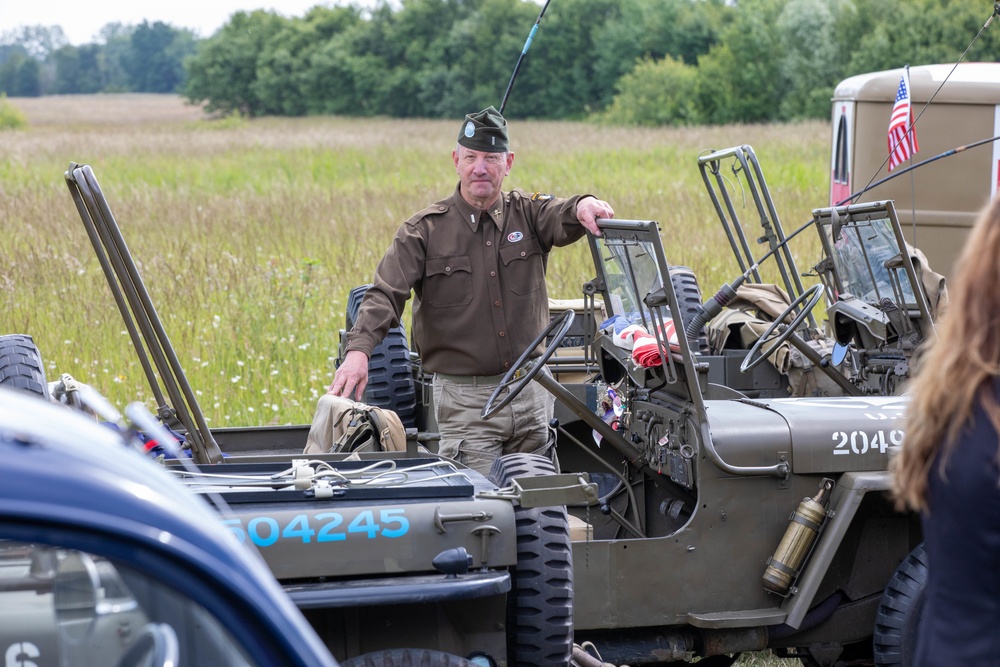 WWII veterans arrive in France for D Day