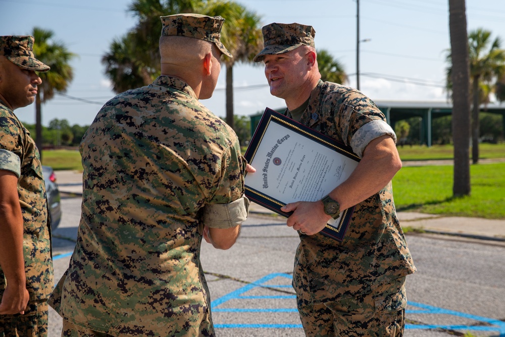 Master Sgt. Andrew S. Henry promotion ceremony