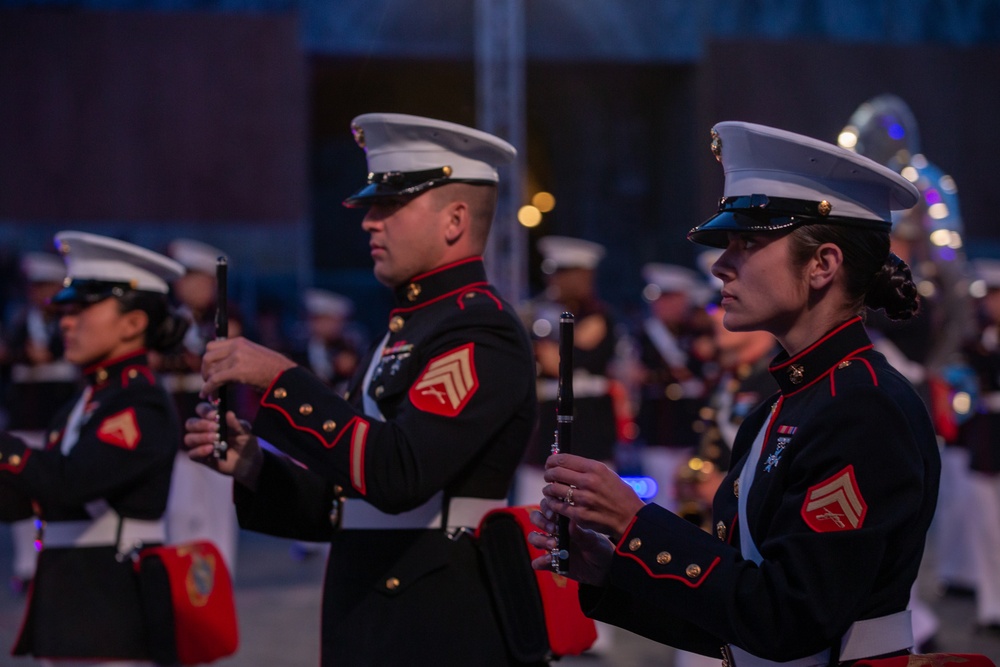 2d Marine Division Band - Belgian Defence International Tattoo 2022 - Day One