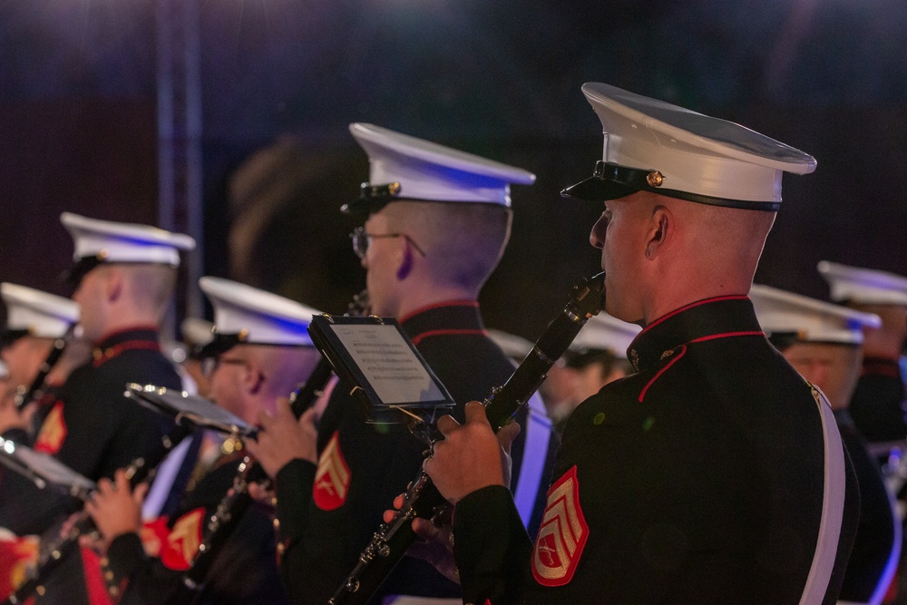 2d Marine Division Band - Belgian Defence International Tattoo 2022 - Day One