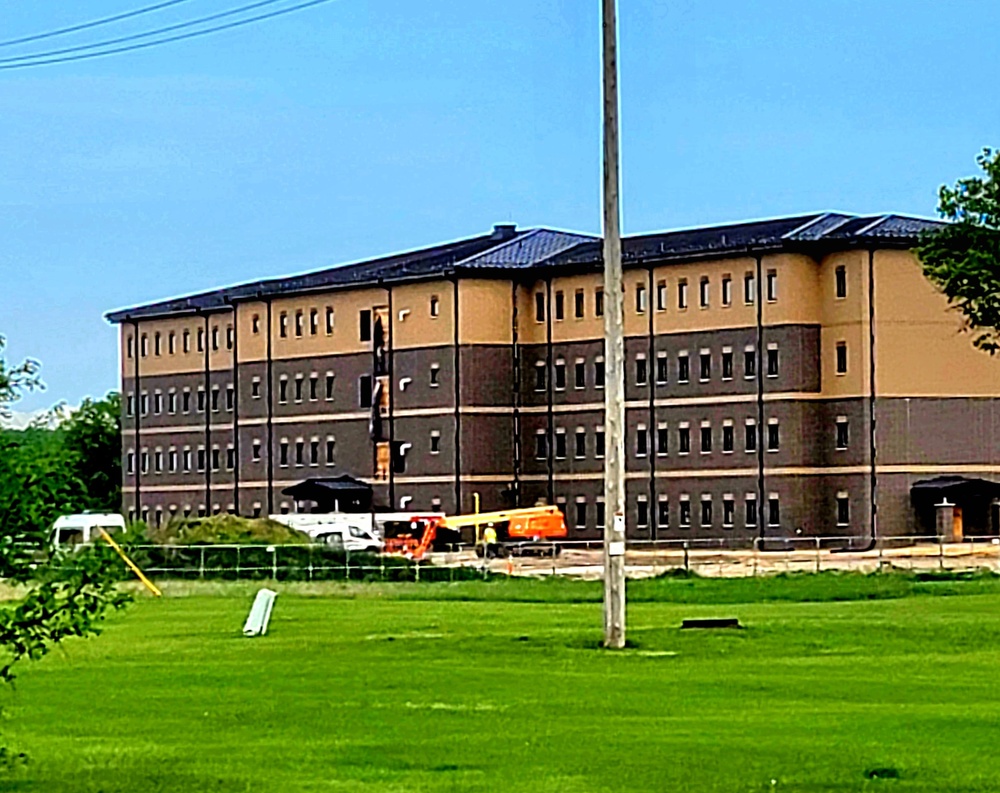 Contractor continues with steady progress on second new 4-story barracks at Fort McCoy