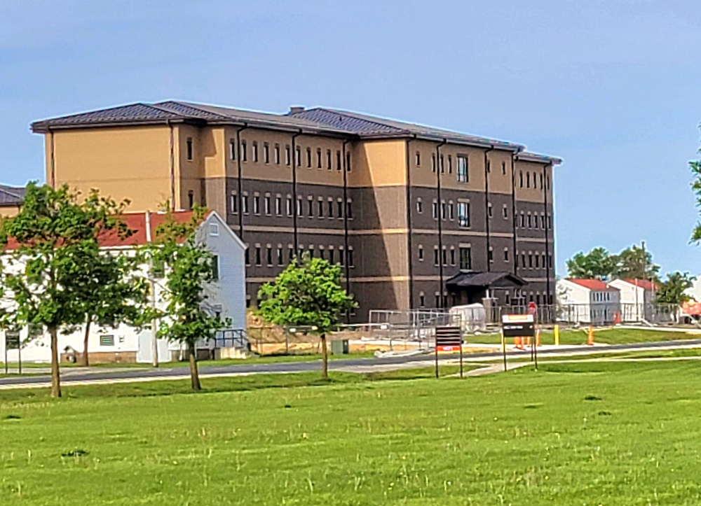 Contractor continues with steady progress on second new 4-story barracks at Fort McCoy