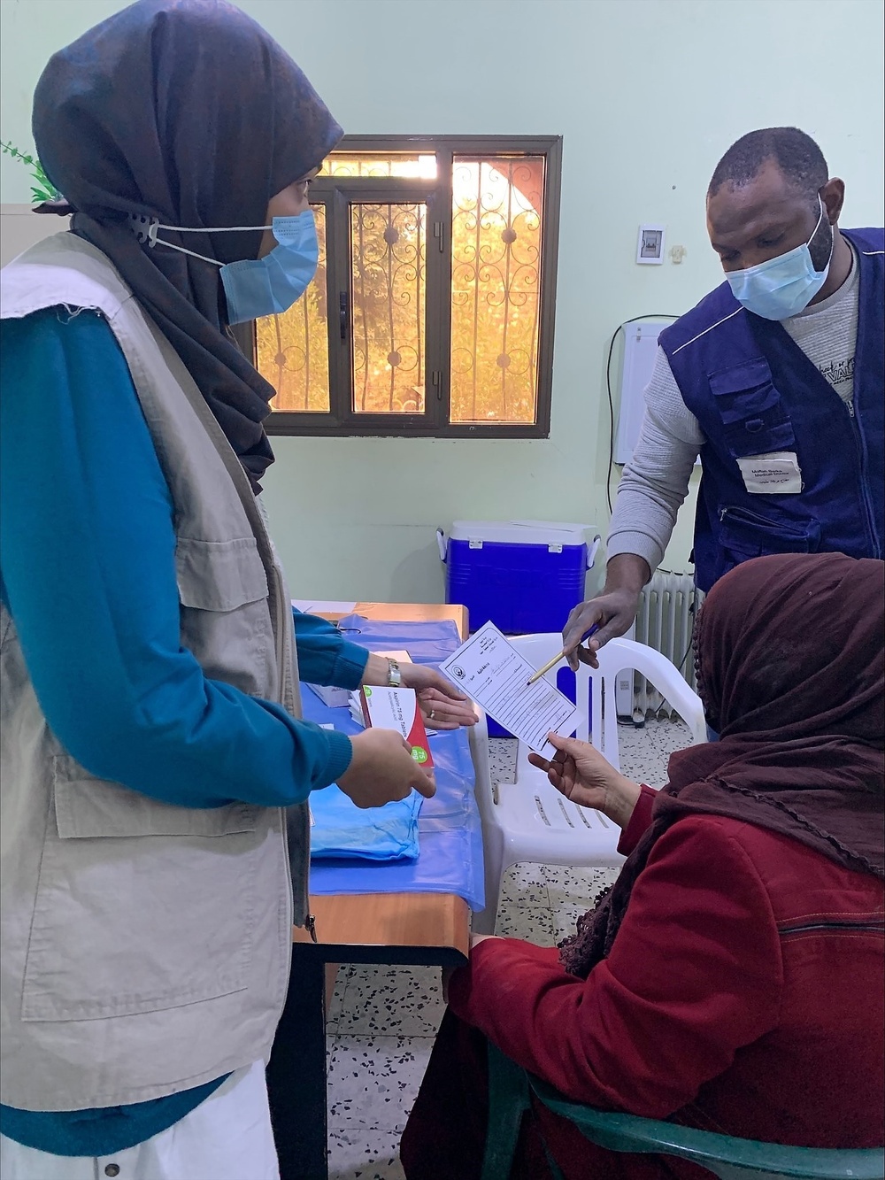 International Medical Corp Team treats patients in Sabha, Libya