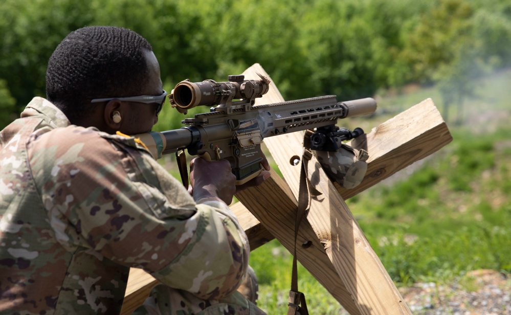 Pa. Guard Soldiers conduct squad designated marksmanship training