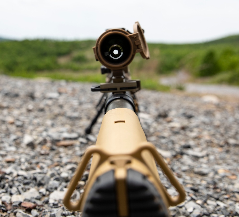 Pa. Guard Soldiers conduct squad designated marksmanship training