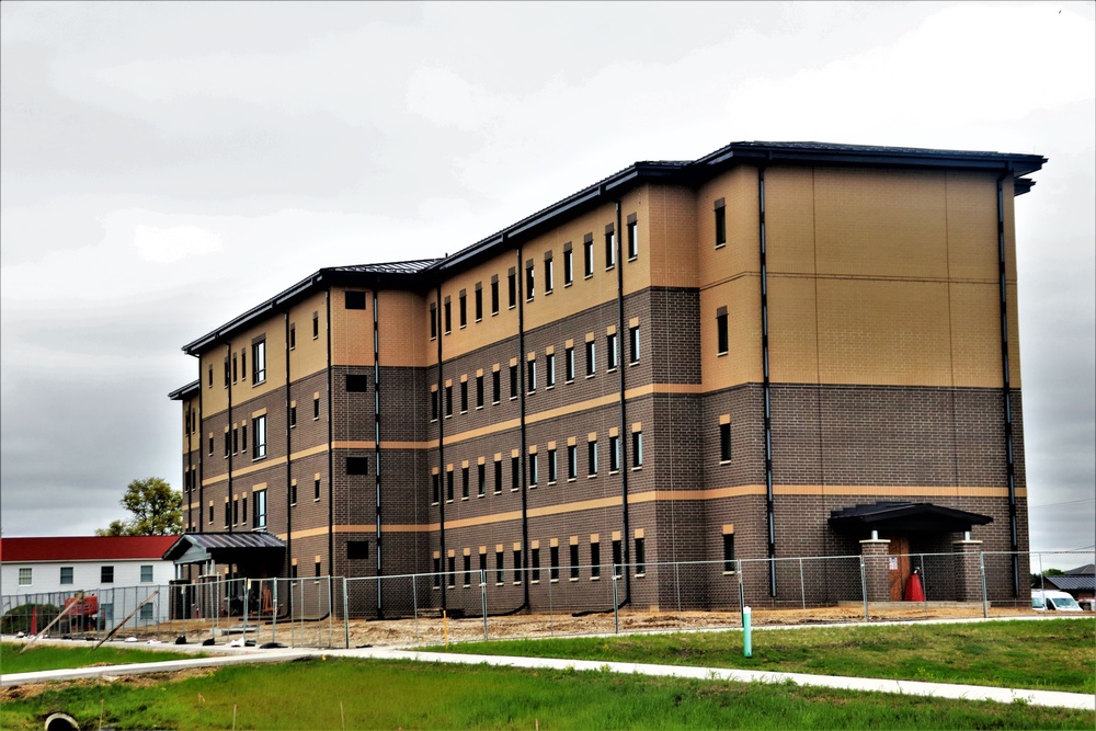 Contractor continues with steady progress on second new 4-story barracks at Fort McCoy