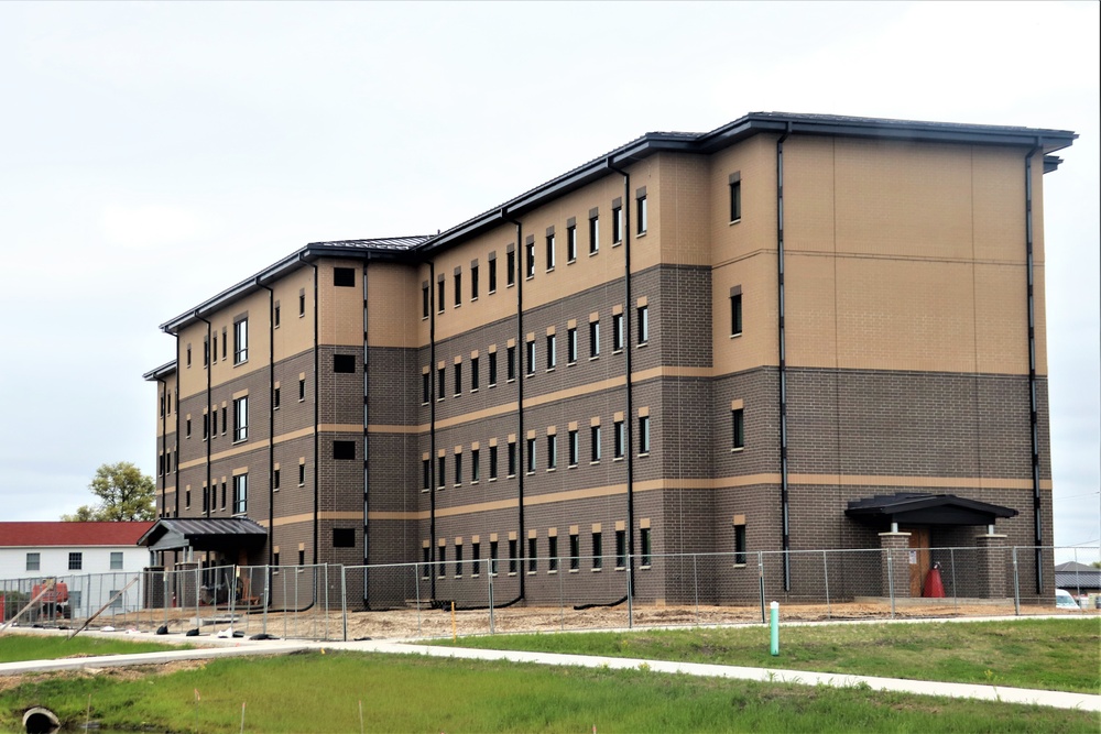 Contractor continues with steady progress on second new 4-story barracks at Fort McCoy