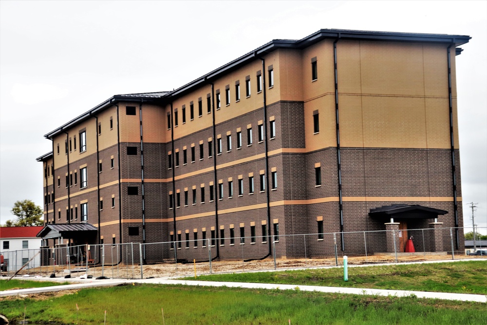 Contractor continues with steady progress on second new 4-story barracks at Fort McCoy