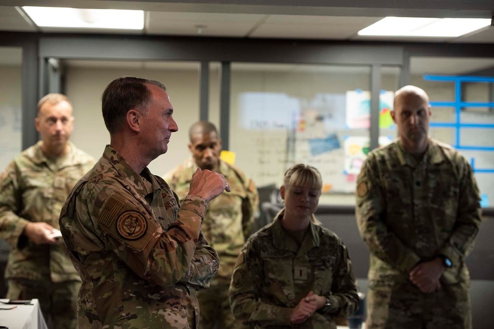 Headquarters U.S. Air Force leadership visits Travis AFB