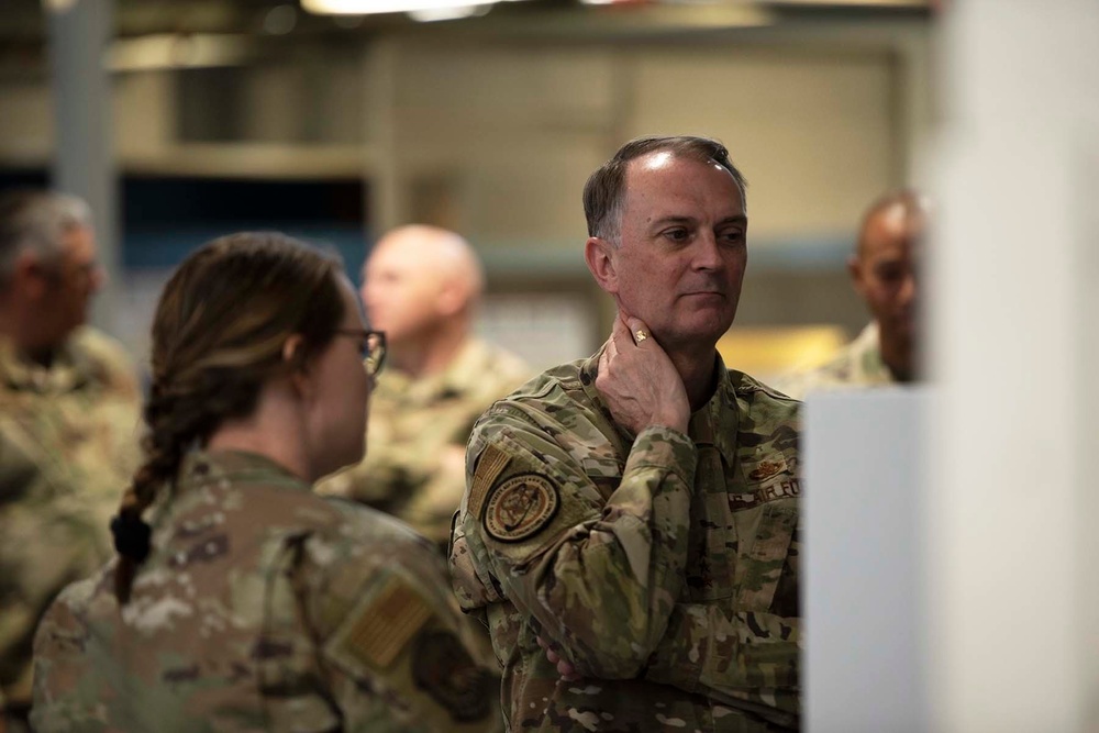 Headquarters U.S. Air Force leadership visits Travis AFB