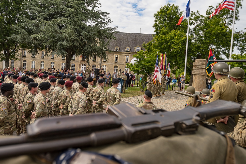 D-Day 78th Anniversary: 2nd Armored Division Plaque Dedication Ceremony