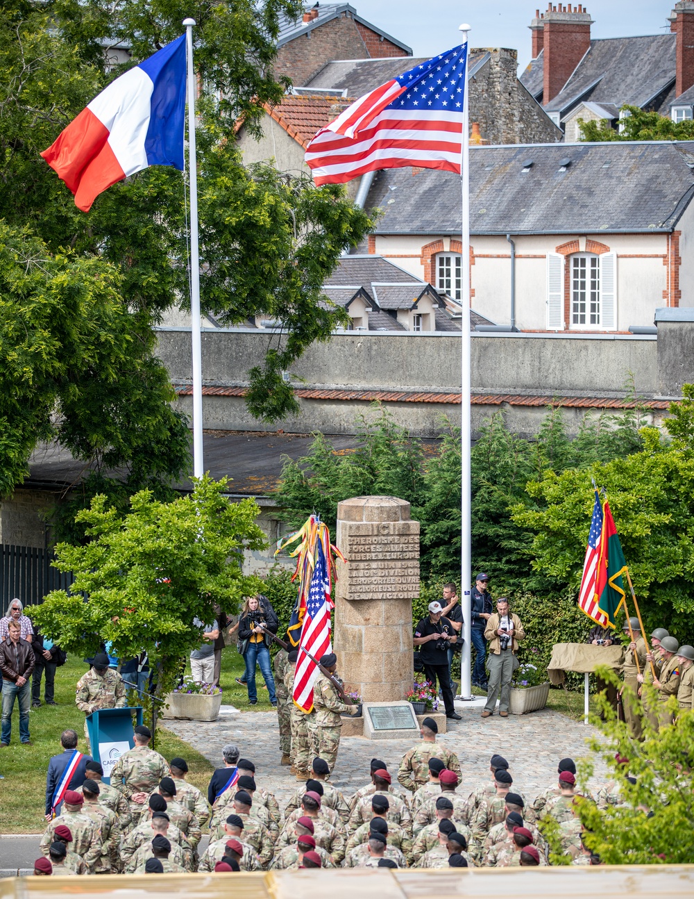 D-Day 78th Anniversary: 2nd Armored Division Plaque Dedication Ceremony